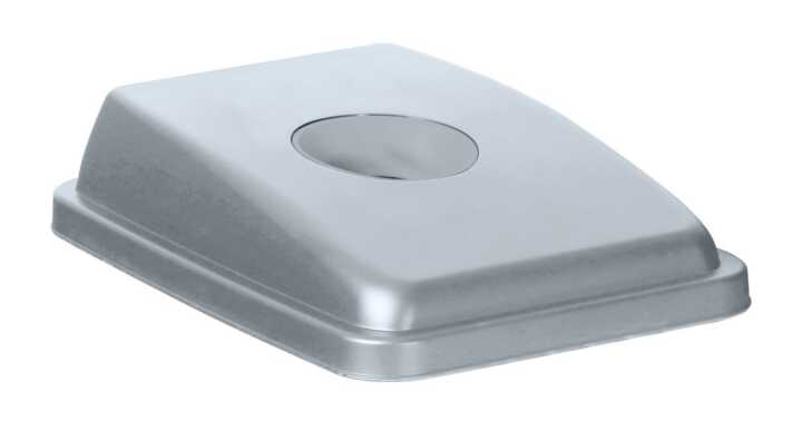 Tampa com abertura para caixote do lixo retangular 60L, 660x470x(H)30mm