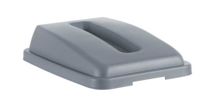 Tampa com abertura para caixote do lixo retangular 60L, 660x470x(H)30mm