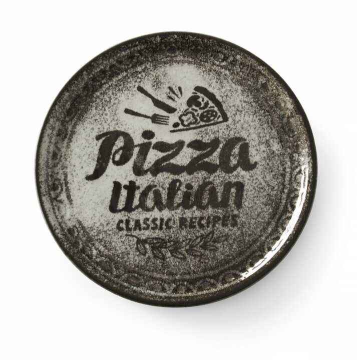 Prato de piza Coleção Recipe, preto, Preto, ø310mm