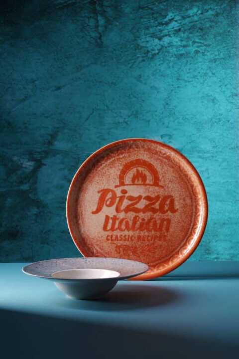 Prato de pizza Coleção Recipe, vermelho tijolo, Vermelho, ø330mm