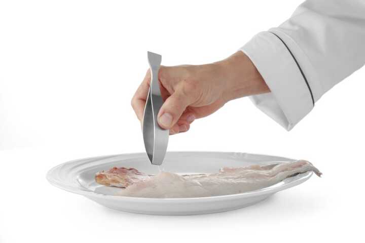 Pinças para remover espinhas de peixe, (L)130mm