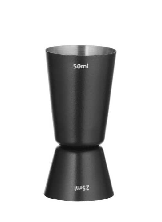 Medidor 25/50 mL, Preto, ø45x(H)86mm