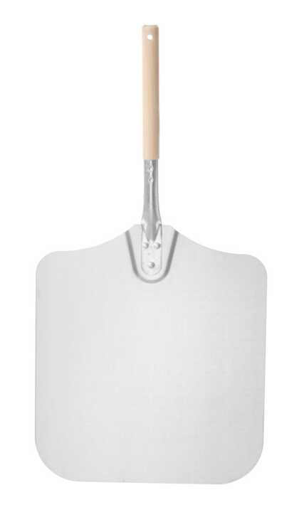 Pá para pizza com pega curta, quadrada, 355x710mm