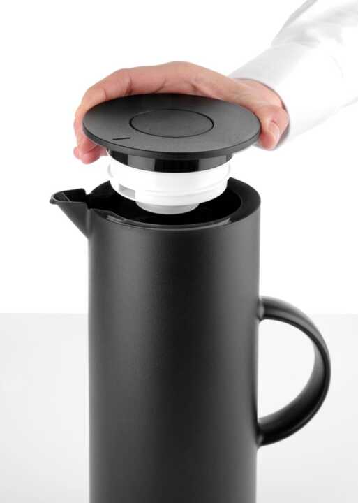 Jarro de vácuo, 1L, Preto, ø110x(H)289mm