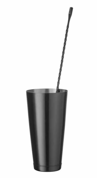 Shaker Boston, 0,8L, Preto, øx(H)mm