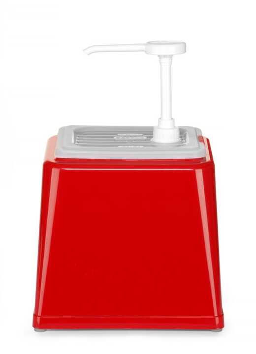 Dispensador de molhos, 2,5L, Vermelho, 230x210x(H)327mm