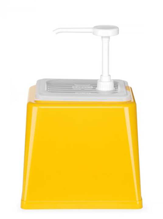 Dispensador de molhos, 2,5L, Amarelo, 230x210x(H)327mm
