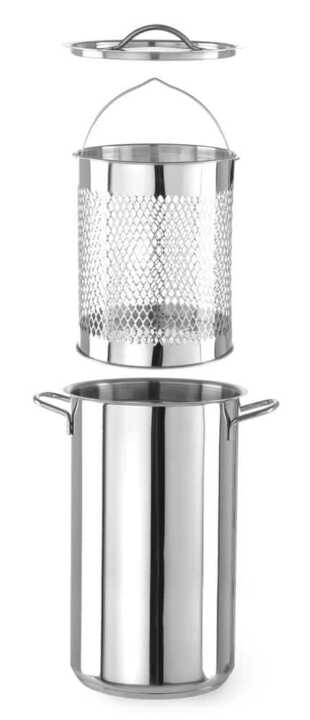 Conjunto de cozedura a vapor para espargos xL, 5,5L, ø162x(H)280mm