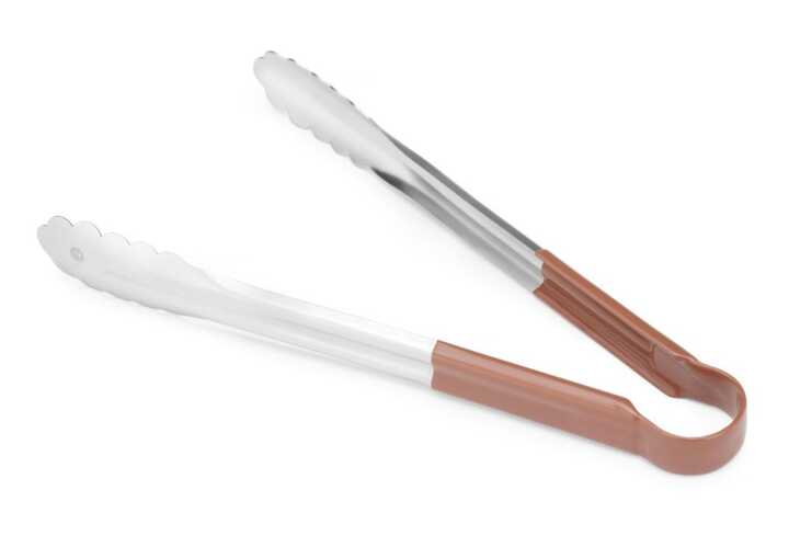 Pinças de servir HACCP 300mm, Castanho, (L)300mm
