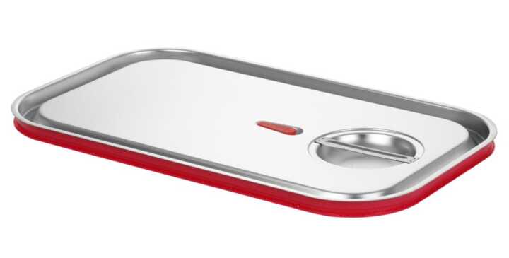 Tampa Gastronorm com aro em silicone, GN 1/3, 325x176mm