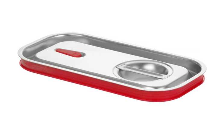 Tampa Gastronorm com aro em silicone, GN 1/3, 325x176mm