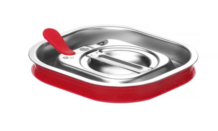 Tampa Gastronorm com aro em silicone, 156x142mm