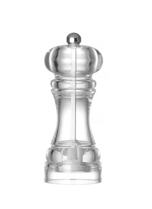 Moinhos de sal, moinho de sal, Transparente, ø58x(H)146mm