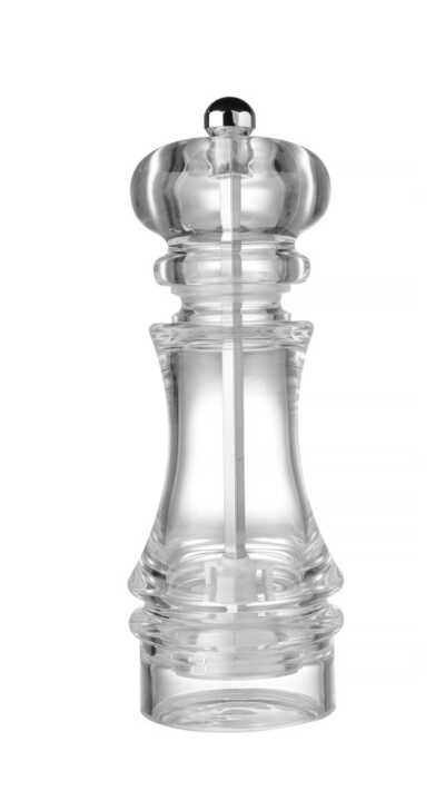 Moinhos de sal, moinho de sal, Transparente, ø63x(H)180mm