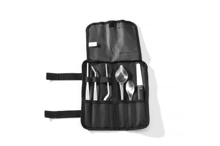 Conjunto de empratamento para Chefs, 6 peças, acetinado, 255x25x(H)100mm