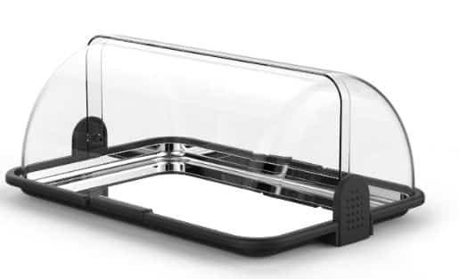Expositor com tampa basculante, 465x315x(H)195mm