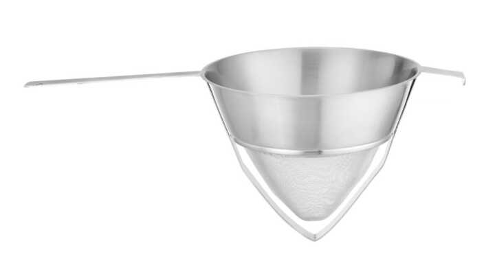 Coador cónico com malha de arame, reforçado, 505x250x(H)200mm