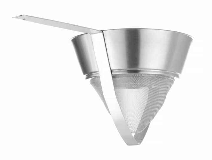Coador cónico com malha de arame, reforçado, 505x250x(H)200mm