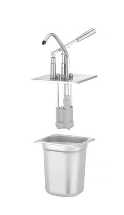 Tampa com dispensador para recipientes GN, GN 1/4, 270x165mm