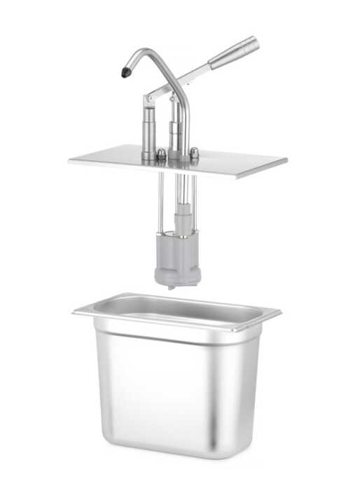 Tampa com dispensador para recipientes GN, GN 1/4, 270x165mm