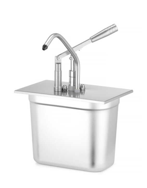 Tampa com dispensador para recipientes GN, GN 1/4, 270x165mm