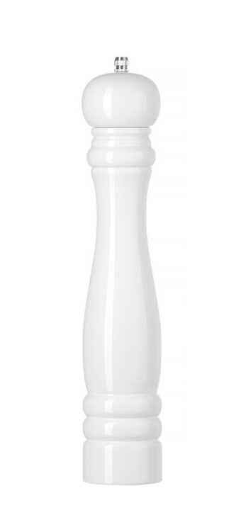 Moinho de sal de madeira, Branco, ø60x(H)315mm