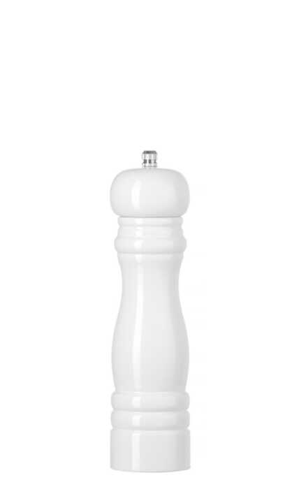 Moinho de sal de madeira, Branco, ø55x(H)215mm