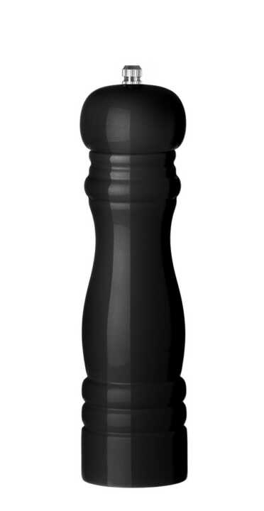 Moinho de pimenta de madeira, Preto, ø55x(H)215mm