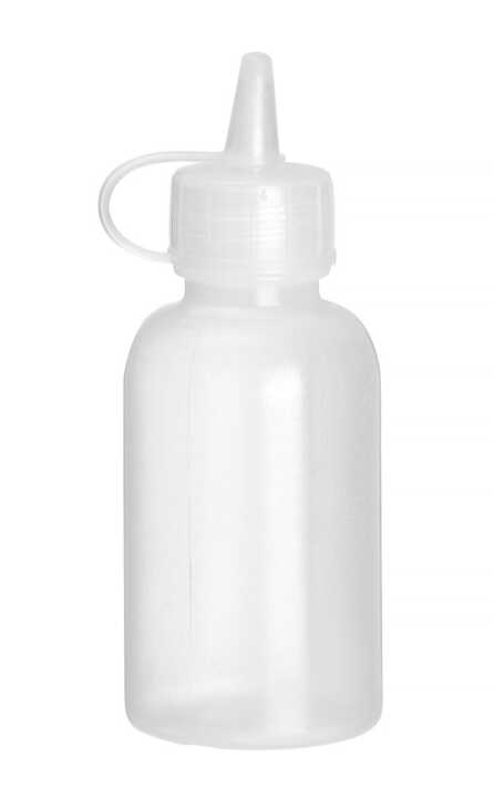 Mini dispensador de molho - conjunto de 4 unidades, 0,05L, Transparente, ø35x(H)100mm