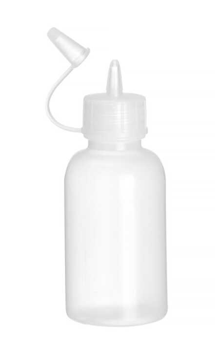 Mini dispensador de molho - conjunto de 4 unidades, 0,05L, Transparente, ø35x(H)100mm