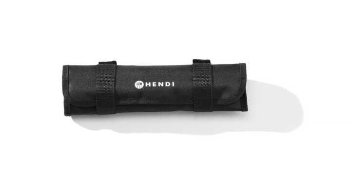 Conjunto de empratamento para Chefs, 6 peças, preto, 255x25x(H)100mm