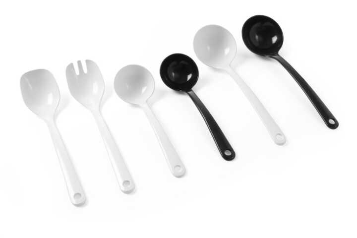 Colher para salada, Branco, 305x65mm