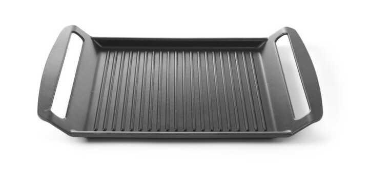 Chapa de grelhar para placas de indução, 390x260x(H)35mm