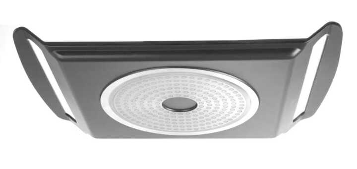 Chapa de grelhar para placas de indução, 390x260x(H)35mm