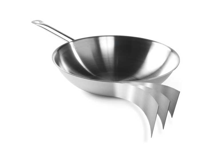 Wok com 3 camadas - sem tampa, ø360x(H)90mm