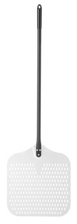 Pá para pizza, quadrada, perfurado, 405x1320mm