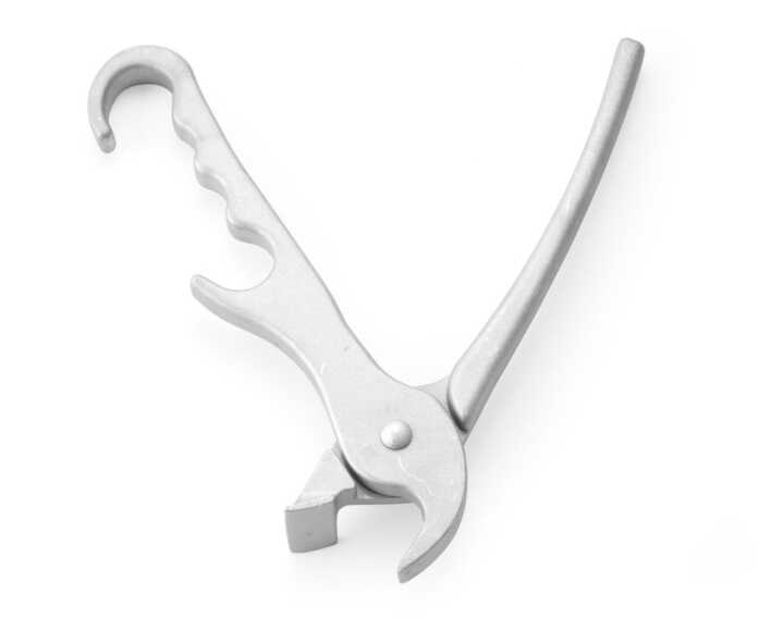 Pinça para tabuleiro, (L)200mm