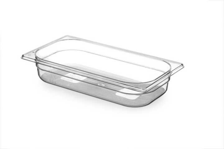 Recipiente Gastronorm 1/3, GN 1/3, 2,5L, Transparente, 325x176x(H)65mm