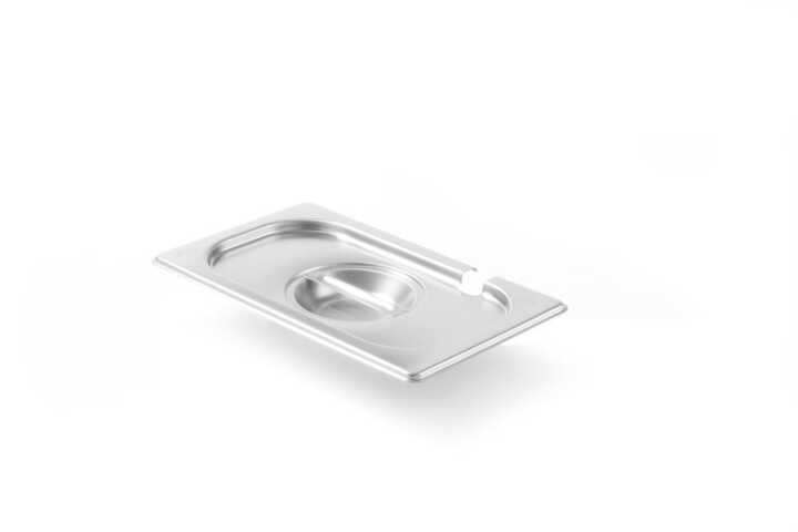 Tampa Gastronorm com encaixe para colheres, GN 1/4, 265x162mm
