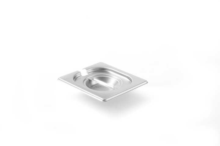 Tampa Gastronorm com encaixe para colheres, GN 1/6, 176x162mm