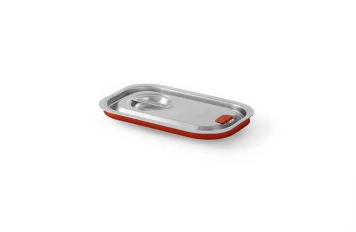 Tampa Gastronorm com aro em silicone, GN 1/4, 265x162mm