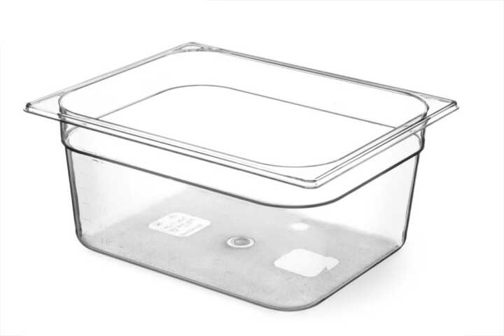 Recipiente Gastronorm 1/2, GN 1/2, 12,5L, Transparente, 325x265x(H)200mm
