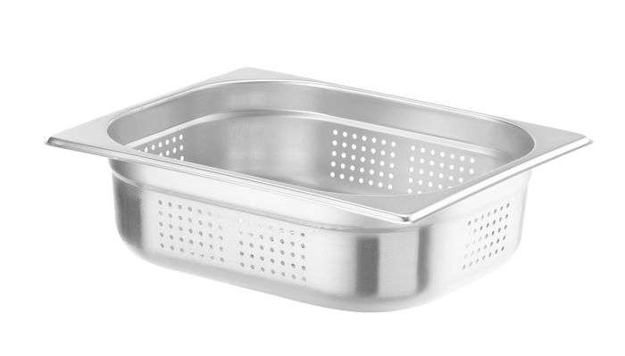 Recipiente GN 1/2 perfurado, GN 1/2, 6,5L, (H)100mm