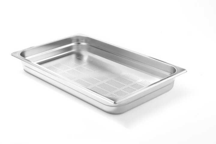 Recipiente Gastronorm 1/1 perfurado, GN 1/1, 9L, (H)65mm