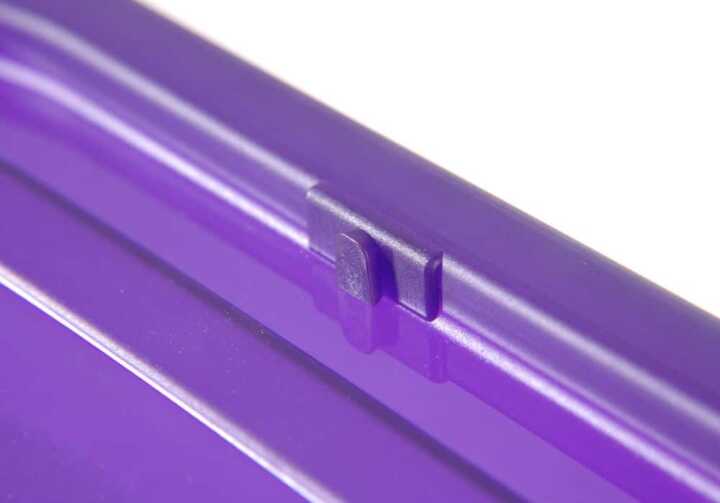 Tampa Gastronorm em roxo, GN 1/4, Roxo, 265x162mm