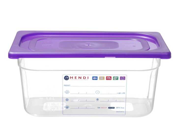 Tampa Gastronorm em roxo, GN 1/3, Roxo, 325x176mm