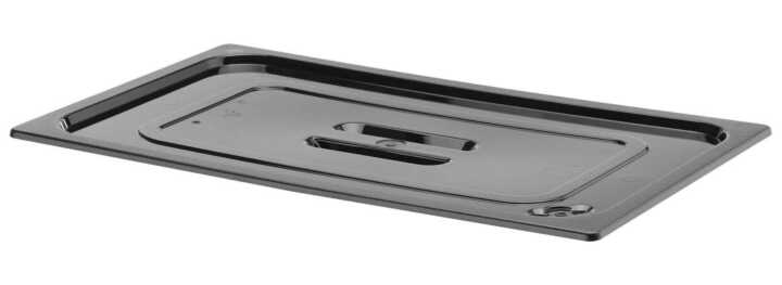 Tampa Gastronorm, GN 1/6, Preto, 176x162mm