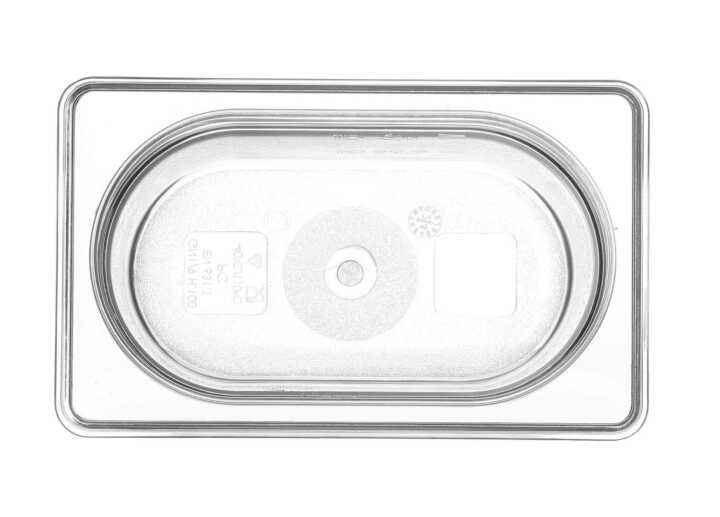 Recipiente Gastronorm 1/9, GN 1/9, 1L, Transparente, 176x108x(H)100mm