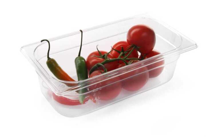 Recipiente Gastronorm 1/3, GN 1/3, 2,5L, Transparente, 325x176x(H)65mm