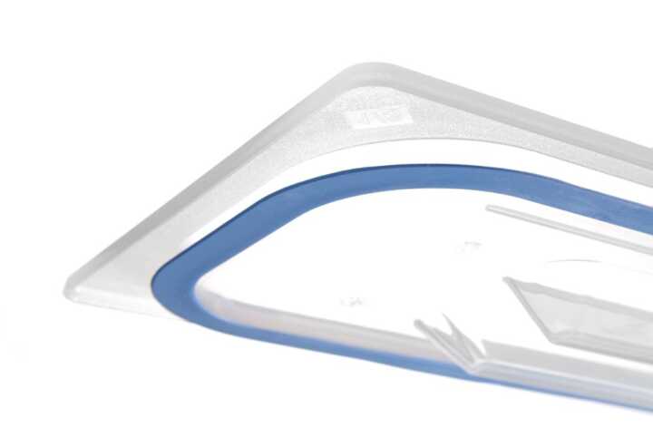 Vedação hermética para tampas Gastronorm, GN 1/3, Transparente, 325x176mm